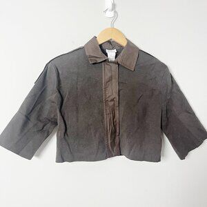 Akris Punto Brown Cropped Jacket 8